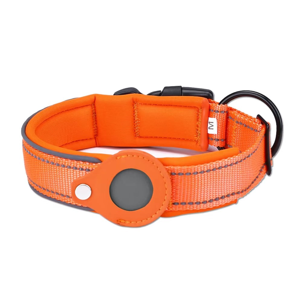 Mars - Reflekterande Pet tracker hundhalsband