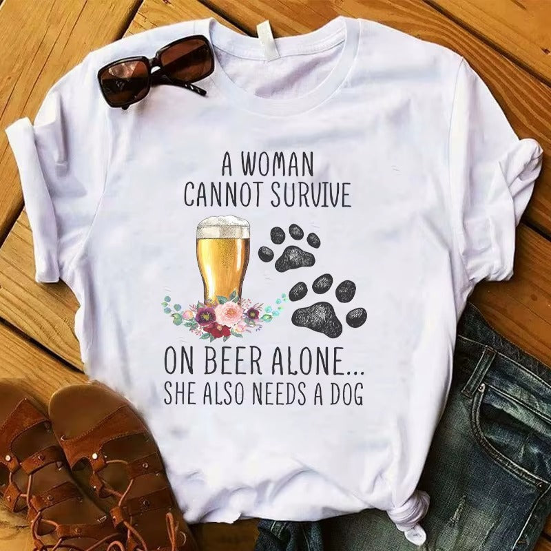 Venus - Never walk alone hund tassar t-shirt