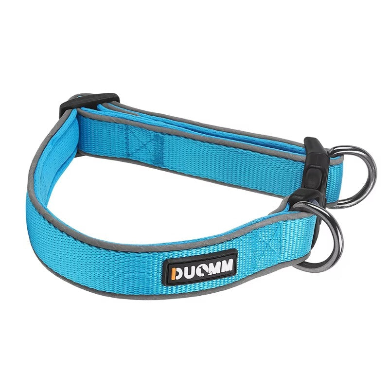 Mercurie - Reflekterande hundhalsband med dubbla D-ringar