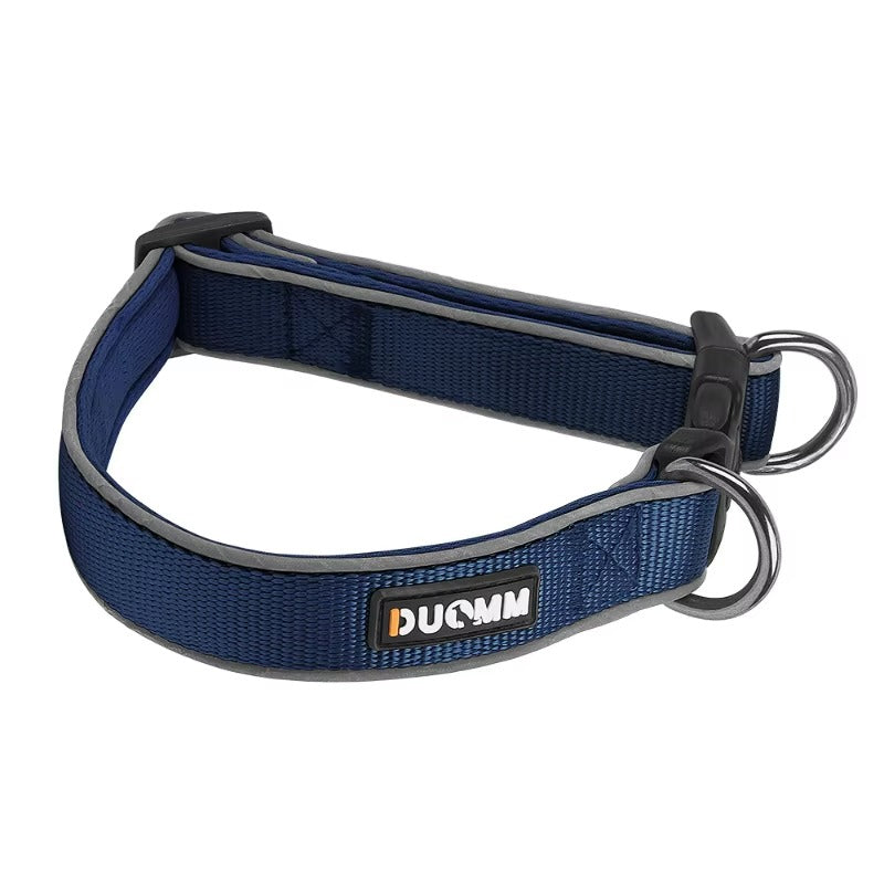 Mercurie - Reflekterande hundhalsband med dubbla D-ringar