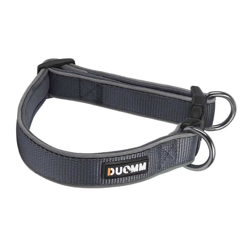 Mercurie - Reflekterande hundhalsband med dubbla D-ringar