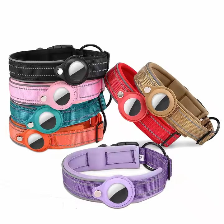 Mars - Reflekterande Pet tracker hundhalsband
