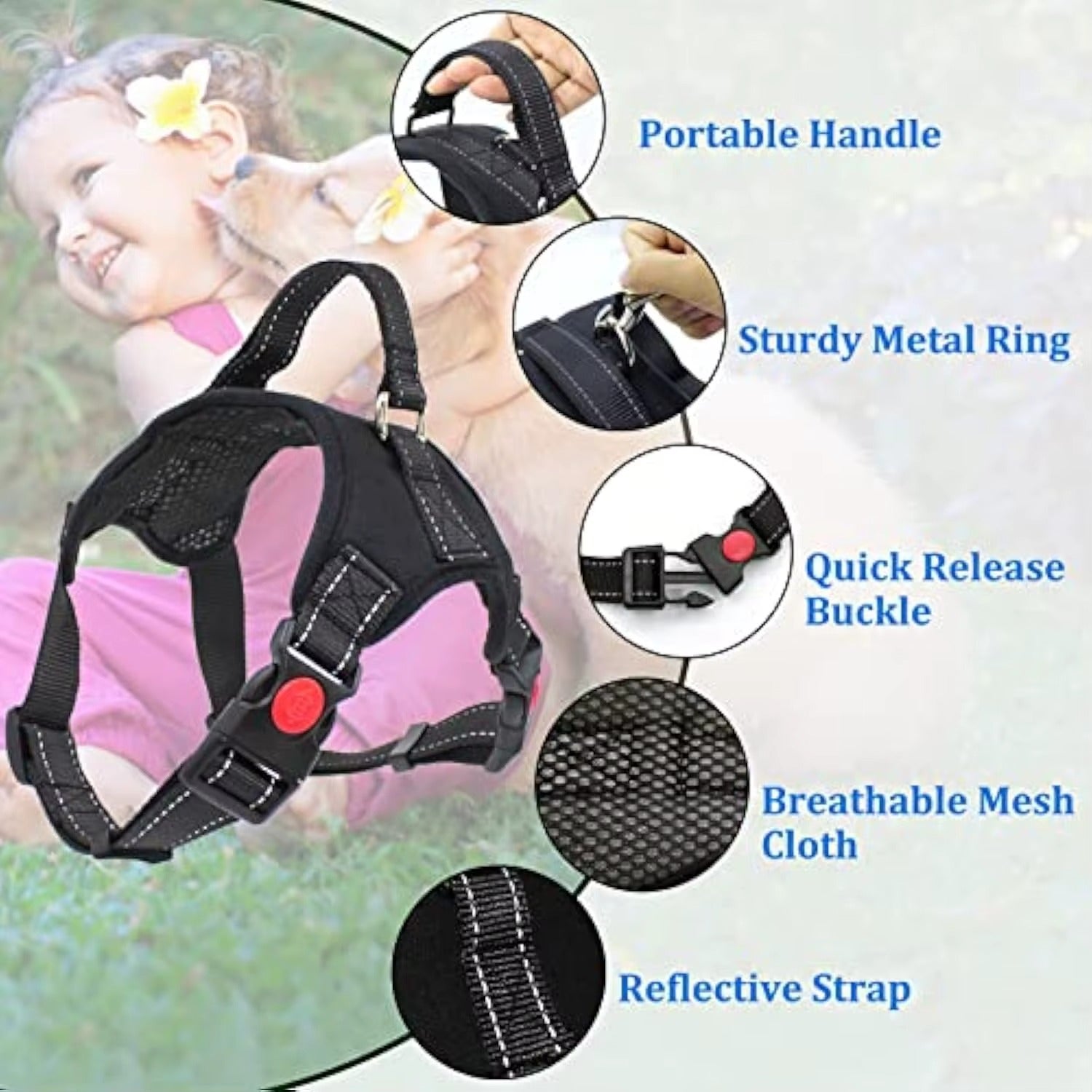 Earth - Reflekterande hundsele No Pull