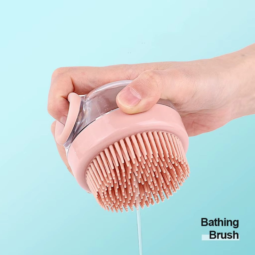 Saturnus - Hundduschborste med tvålpump