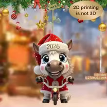 Yemmis - Julgransornament – 2D Akryl Ponnyhänge