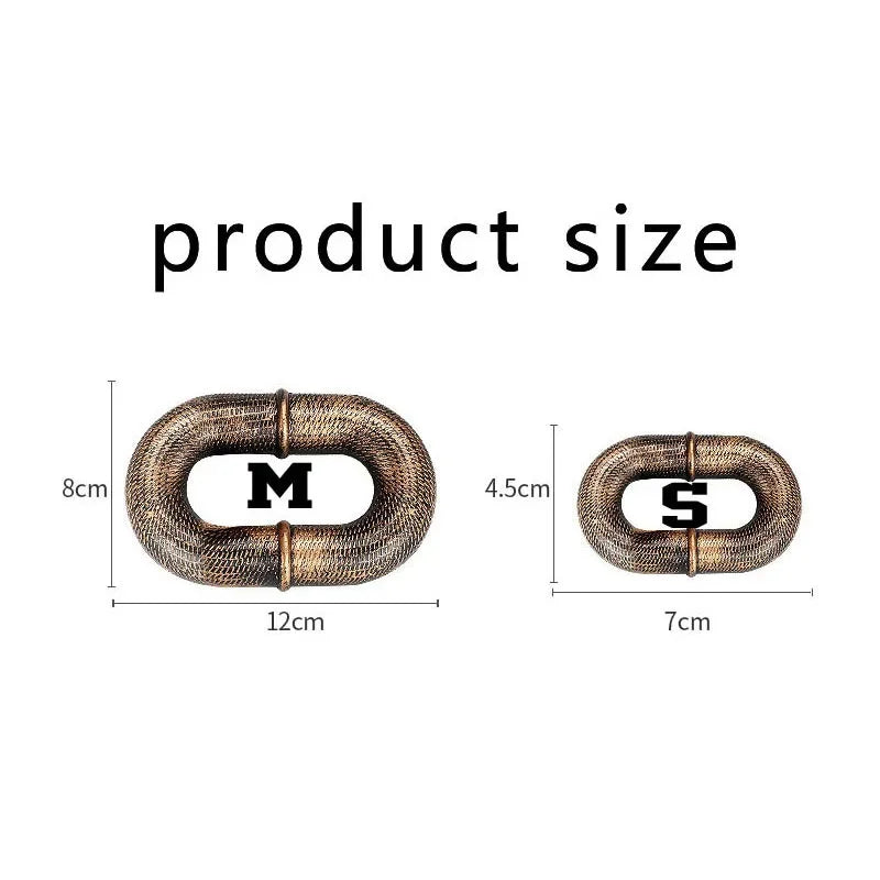 Julius - Överdimensionerat fejkat kedjekoppel för hundar