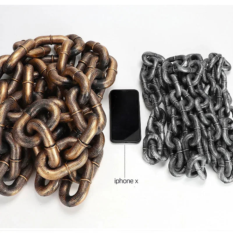 Julius - Överdimensionerat fejkat kedjekoppel för hundar