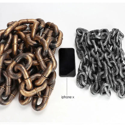 Julius - Överdimensionerat fejkat kedjekoppel för hundar