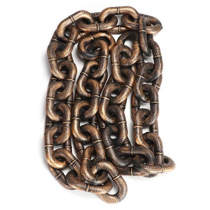 Julius - Överdimensionerat fejkat kedjekoppel för hundar