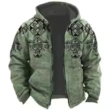 Alex - Ethnic style Zipper Hoodie