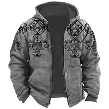 Alex - Ethnic style Zipper Hoodie