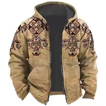 Alex - Ethnic style Zipper Hoodie