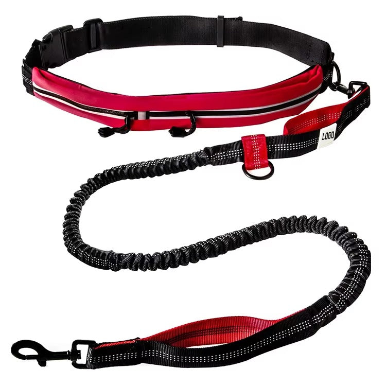 Venus  - STORA Elastiska hundkoppel handsfree 120-180cm