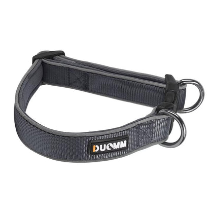 Mercurie - Reflekterande hundhalsband med dubbla D-ringar