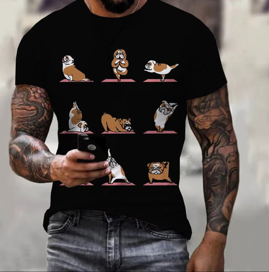 Elias American Bulldog rolig t-shirt